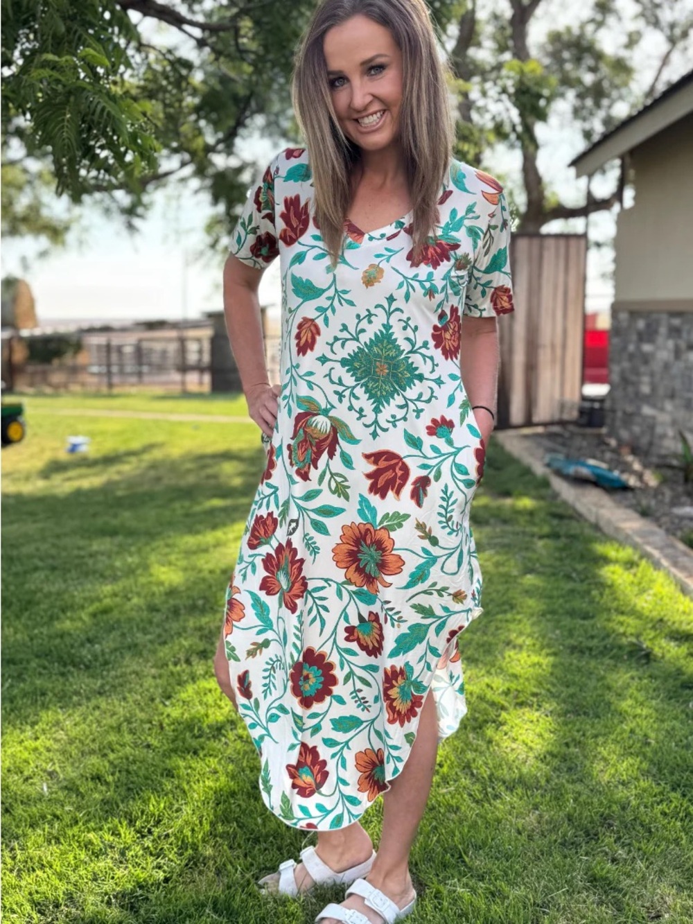 Golden Prairie Maxi Dress